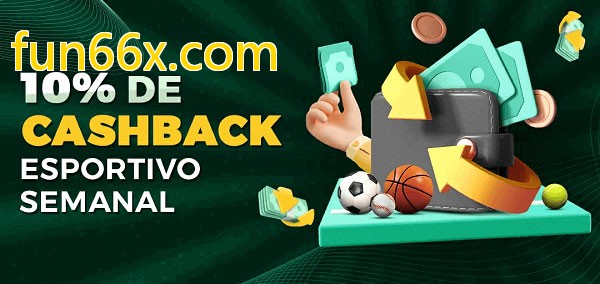 10% de bônus de cashback na fun66x.com